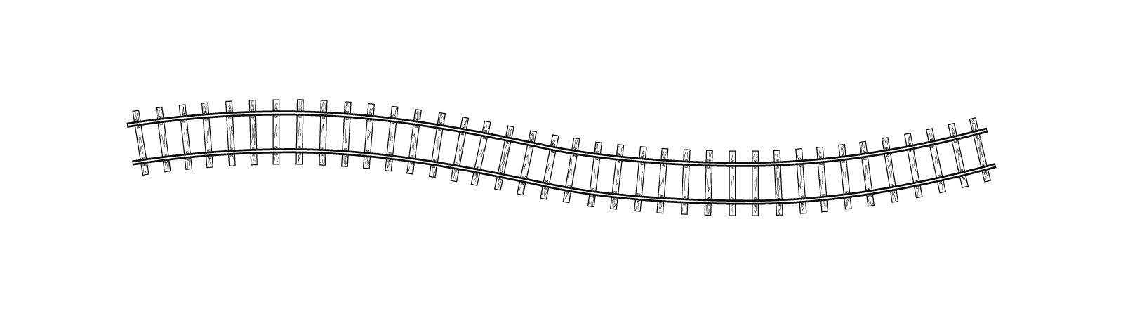 Flexgleis, L=1000 mm H0m Flexgleis, L=1000 mm H0m