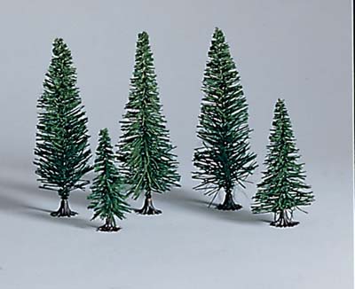 10 Tannenbäumetrees trunks with foilage 10 Tannenbäumetrees trunks with foilage