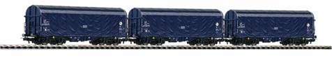3er Set Schiebeplanenwg. Shimmns SNCB VI Spur H0 3er Set Schiebeplanenwg. Shimmns SNCB VI Spur H0