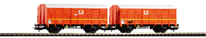 2er Set Bauzugwagen Typ Gs 4 COLAS RAIL 2er Set Bauzugwagen Typ Gs 4 COLAS RAIL