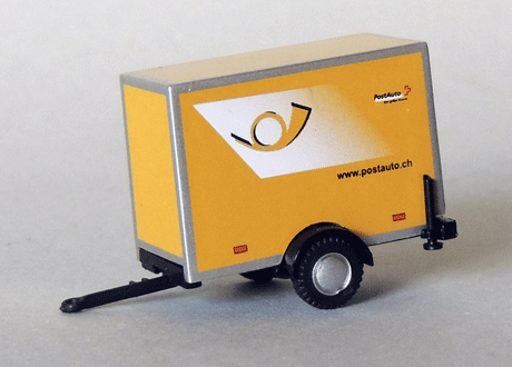 Einachsiger Anhänger "Postauto" Einachsiger Anhänger "Postauto"